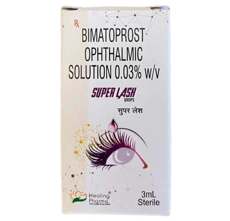 Picaturi Ochi, Healing Pharma, Super Lash, cu Bimatoprost 0.03%, pentru Indesirea si Alungirea Genelor, 3ml