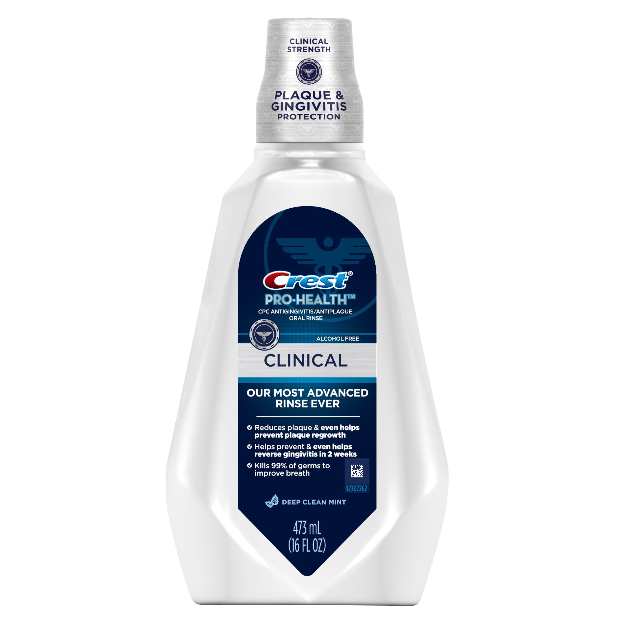 Apa de Gura, Crest 3D White, Pro-Health Clinical, fara Alcool, Efect Protectie Intensiva, 473ml