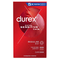 Set 12x Prezervative, Durex, Extra Sensitive, din Latex, Ultra Subtiri, Lubrifiate, Diametru 56mm