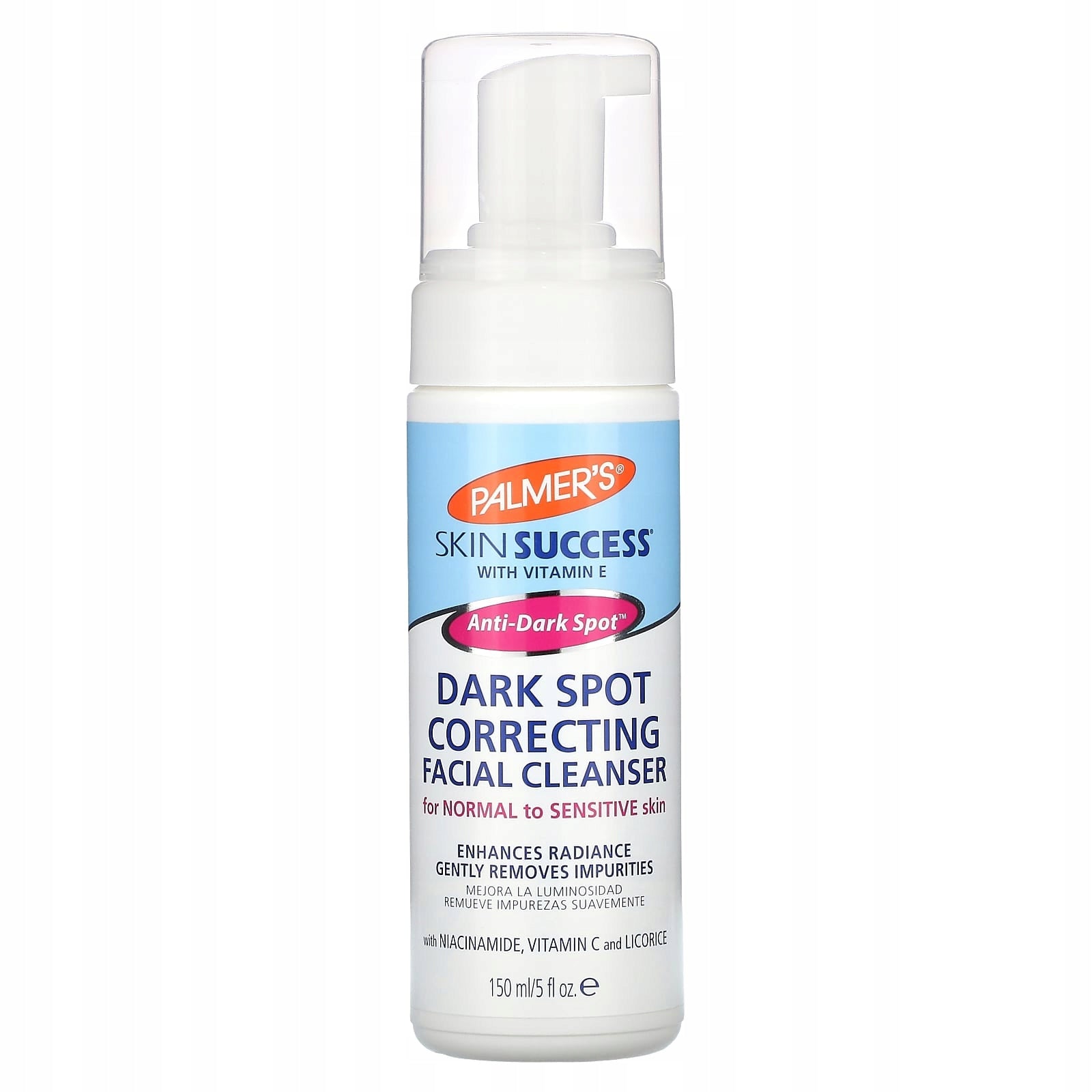 Gel Spumant De Curatare Fata, Palmer's, Skin Success Foaming Cleanser, Curata Delicat, Indeparteaza Excesul De Sebum, 150 ml