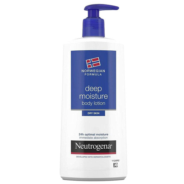Lotiune de Corp, Neutrogena, Deep Moisture, Efect Hidratant pentru Piele Foarte Uscata, 400ml