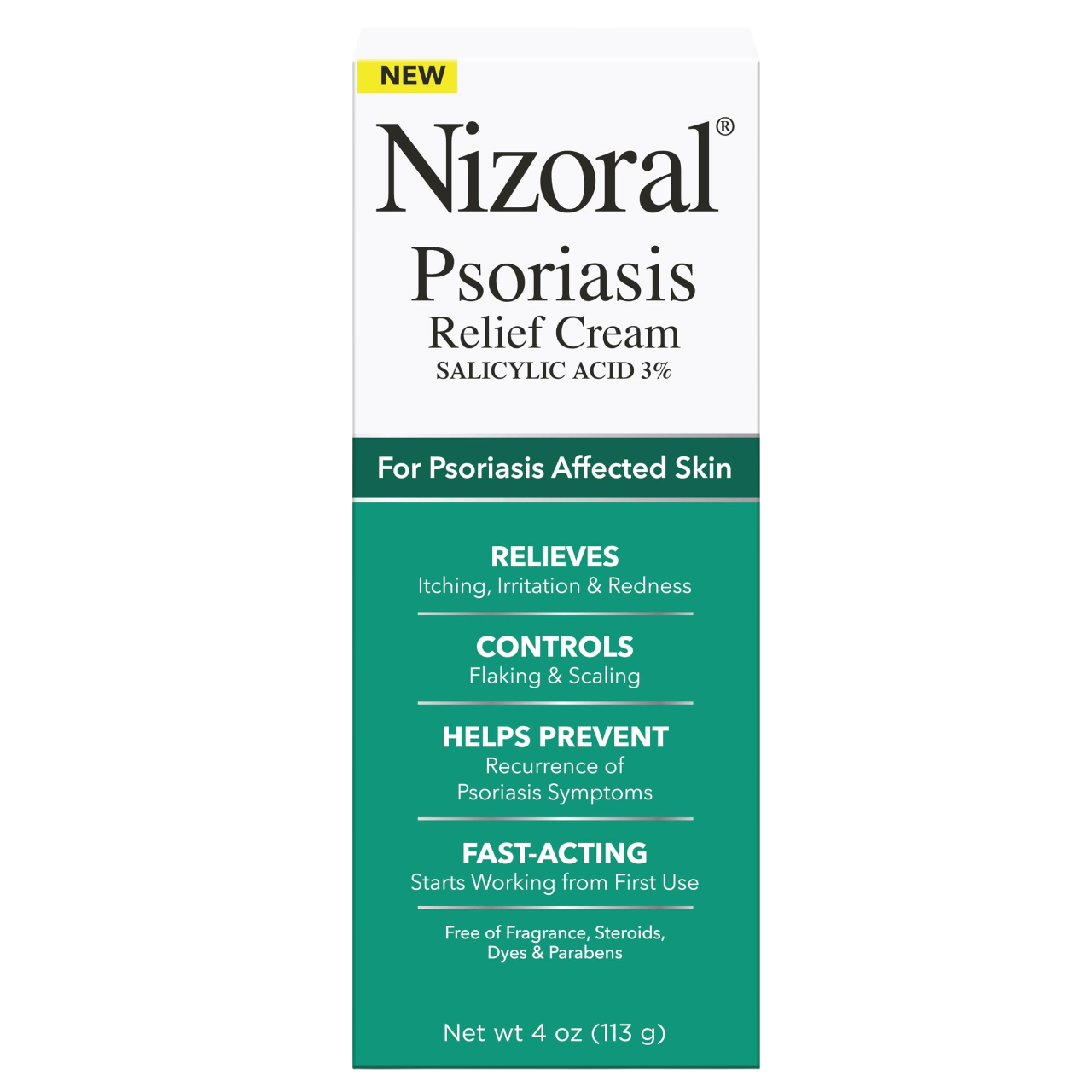 Crema, Kramer Laboratories, Nizaral, Psoriasis Relief Cream, Antimicotica, Antifungica, Calmeaza Mancarimea, Iritatia si Roseata, cu Acid Salicilic 3%, 113gr