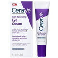 Crema de Ochi, CeraVe, Skin Renewing, Anti-Rid, Combate Semnele Imbatranirii, cu Niacinamide si Acid Hialuronic, fara Parabeni, Formula Non-Grasa, 14.2gr