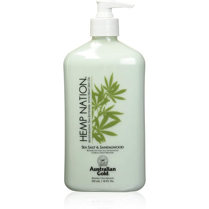 Extender Bronz, Australian Gold, Hemp Nation Sea Salt & Sandalwood, Prelungire Bronz, Hidratare Intensivă, Catifelare, 250 ml