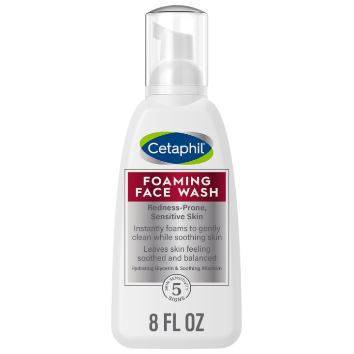Spuma de Curatare, Cetaphil, Redness Relieving Foam, Curata si Calmeaza Pielea Sensibila si Iritata, 237gr