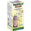 Set Curatare Urechi, NeilMed, Clearcanal, pentru indepartea Excesului de Ceara si Curatarea de impuritati, cu Solutie Salina si Picaturi de Urechi, 75ml