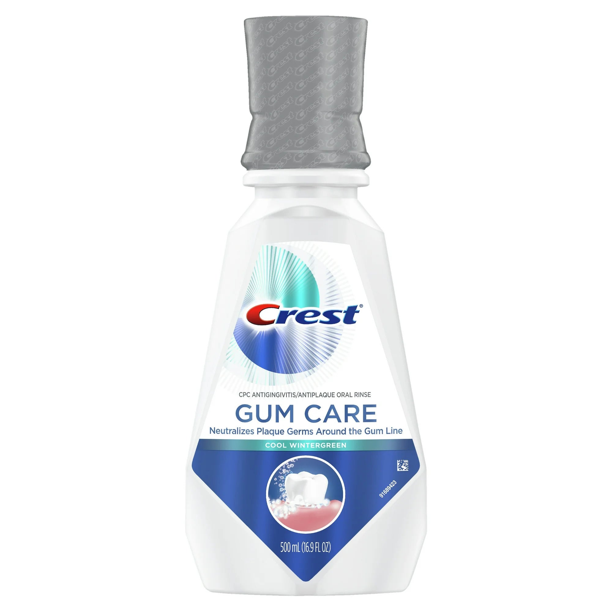 Apa de Gura, Crest, Pro-Heallth, Gum Care, Cool Wintergreen, Combate si Previne Gingivita, fara Alcool, 500ml