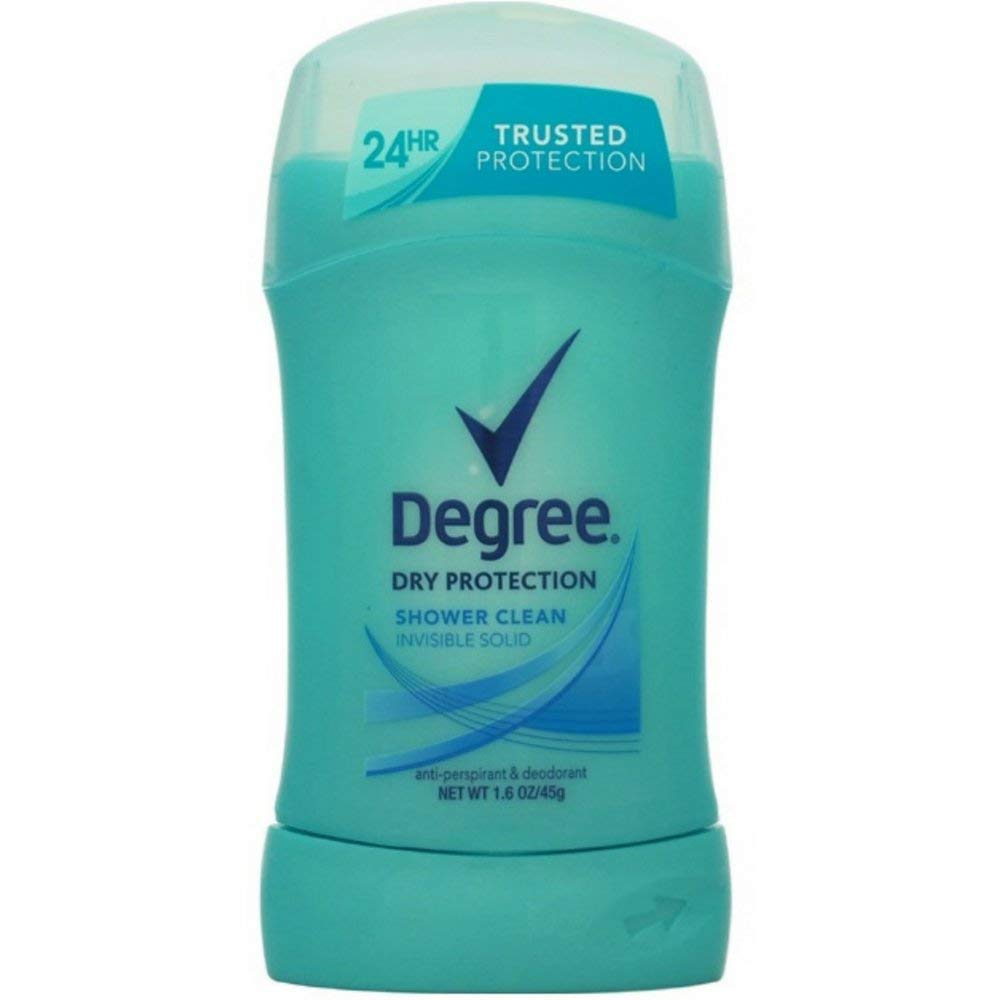 Deodorant antiperspirant, Degree, Shower Clean, Protecție împotriva umezelii, 45 g