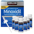 Solutie 12 Luni, Kirkland, Minoxidil, 5%, Tratament Impotriva Caderii Parului, 12x 60ml