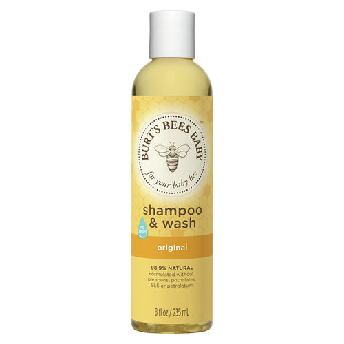 Șampon & gel de duș bebeluși, Burt's Bees, Original, Curăță & îngrijește părul și pielea, 235 ml
