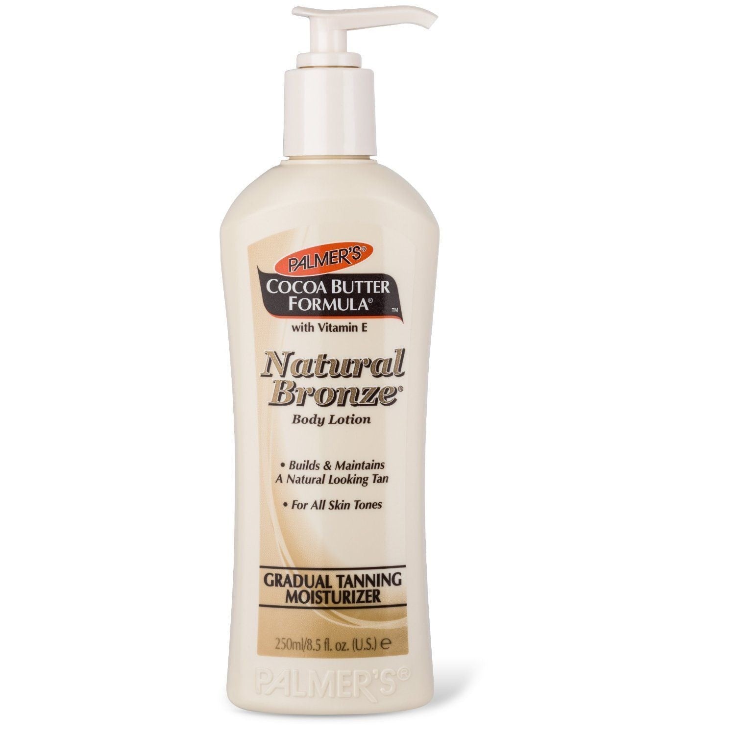 Lotiune Autobronzanta Hidratanta, Palmer's, Cocoa Butter Natural Bronze Lotion, Ofera Bronz gradual, Hidrateaza Pielea, 250 ml