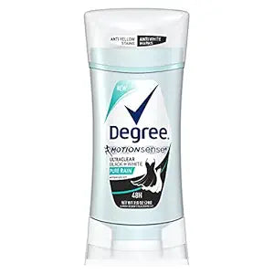 Deodorant antiperspirant, Degree, Black + White Pure Rain, Pentru femei, Protecție 48h, Fără urme, 76 g