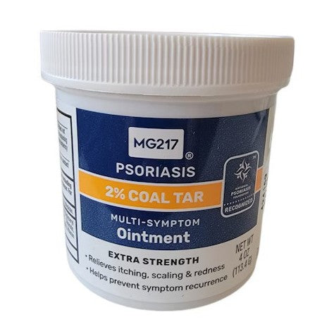 Crema Psoriazis, MG217, USA, cu gudron carbune, 2%, amelioreaza mancarimea, roseata, descuamarea, 113.4gr