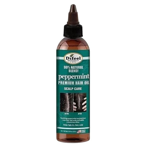 Ulei păr, Difeel, Peppermint Premium, Revitalizare, Răcoritor, Îngrijire Scalp, 240 ml