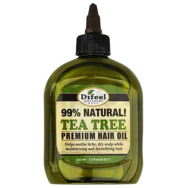 Ulei de Păr, Difeel, Premium Natural Tea Tree, Îngrijire Scalp, Revigorare, Curățare, 210 ml
