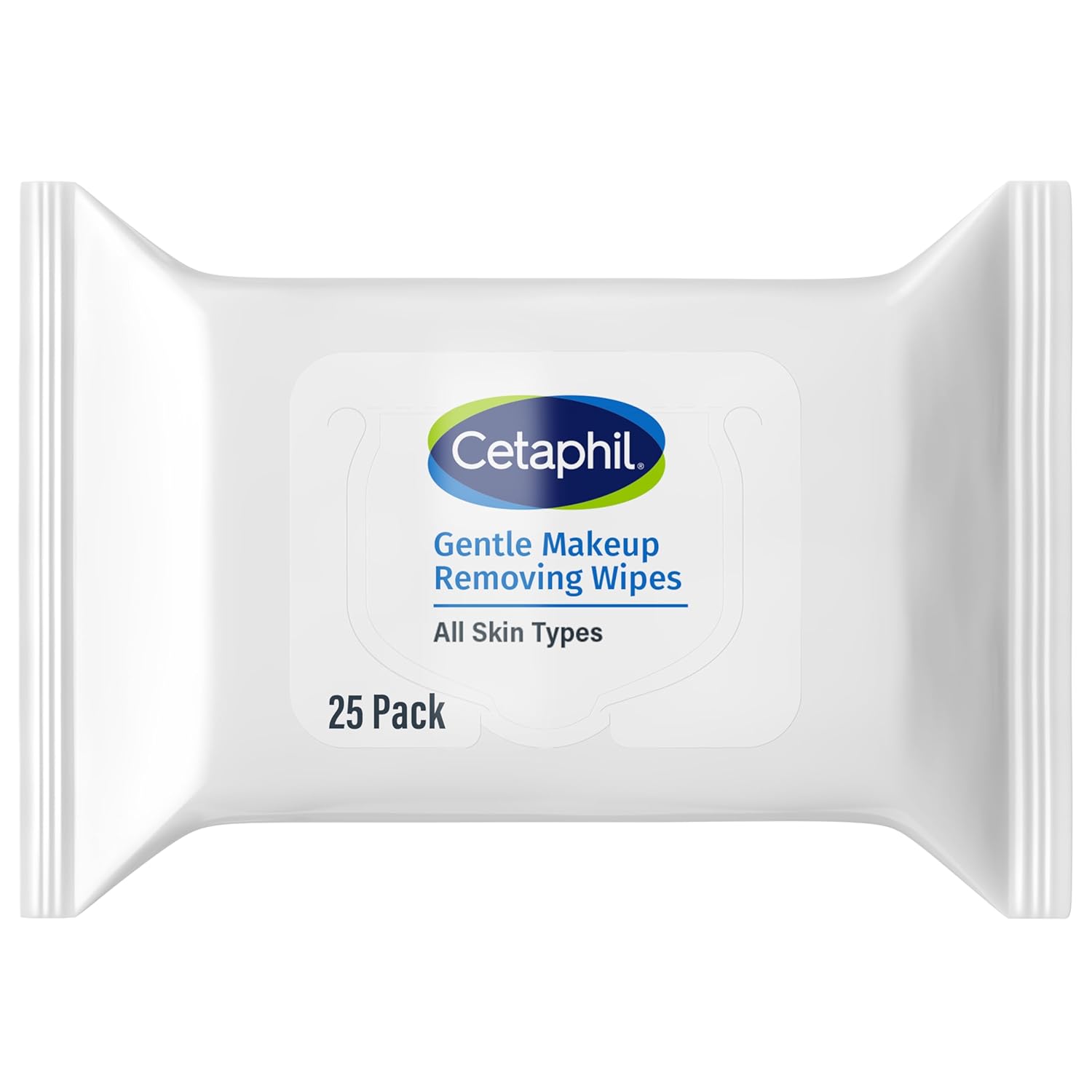 Servetele Demachiante, Cetaphil, Gentle Makeup Removing Wipes, Indeparteaza Eficient Machiajul, pentru Ochi, Buze si Fata, fara Alcool, fara Parfum, cu Aloe Vera si Musetel, 25 buc