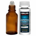 Set Solutie, Kirkland Signature, Minoxidil 5%, Tratament pentru Cresterea Barbii, cu Sticla Roll-On, 30ml si 60ml