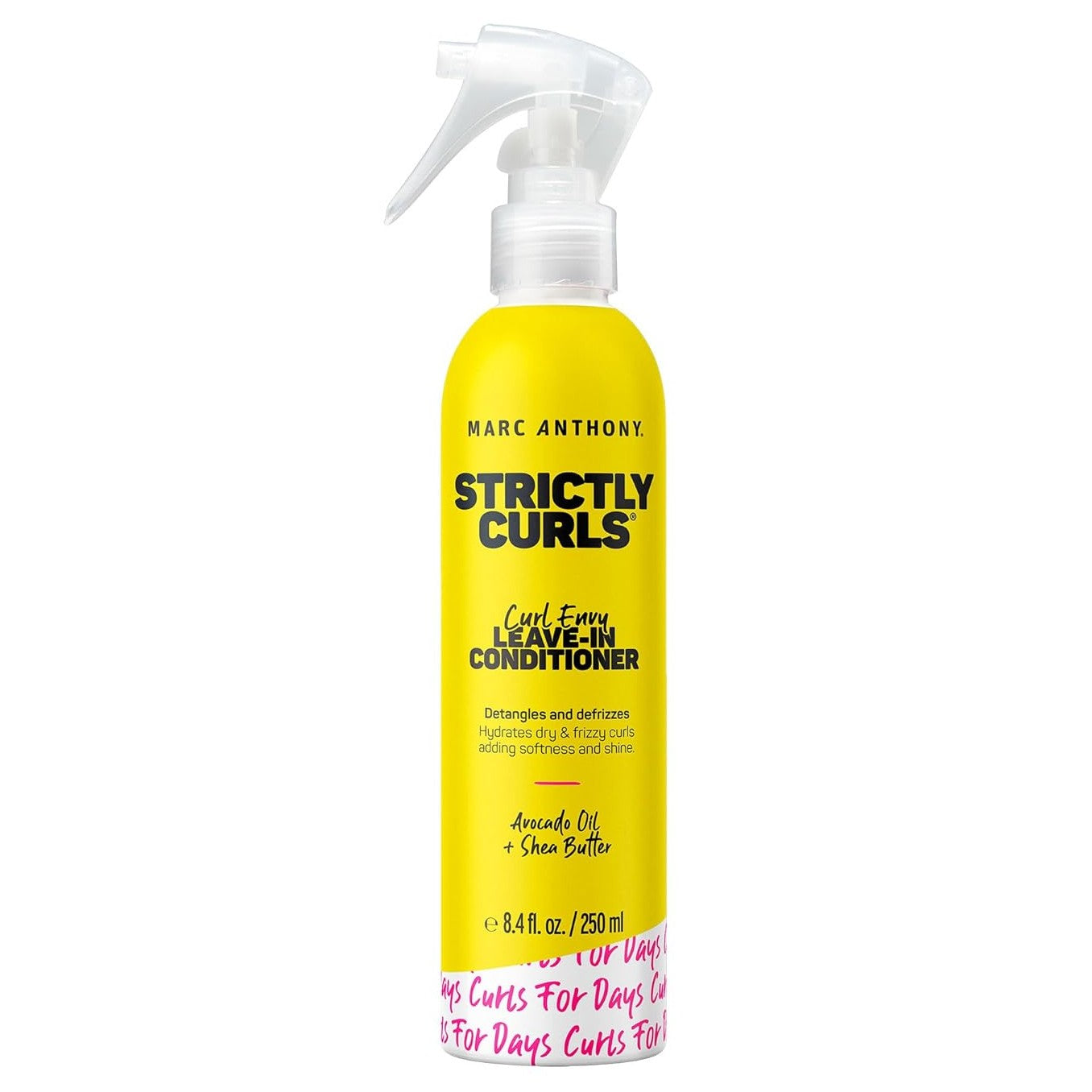 Balsam de Par, Marc Anthony, Strictly Curls, Leave-In Conditioner, Defineste, Hidrateaza si Controleaza Buclele Rebele, cu Unt de Shea si Ulei de Avocado, fara Clatire, 250ml