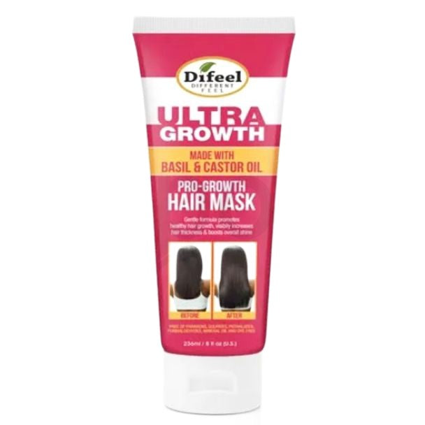 Mască de păr, Difeel, Ultra Growth Pro-Growth, Creștere Păr, Fortifiere, Hrănire, 236 ml