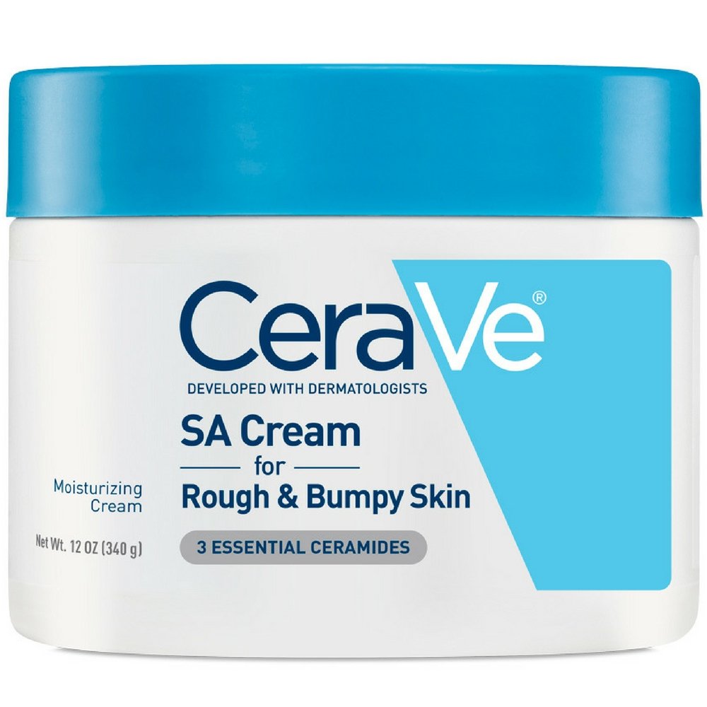 Crema de Corp, CeraVe, pentru Piele Uscata si Aspra, cu Actiune Exfolianta si Hidratanta, cu Acid Salicilic, Acid Lactic si Ceramide, fara Parfum, 340gr