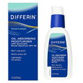 Crema de Fata, Differin, Oil Absorbing Moisturizer, Contribuie la Reducerea Sebumului, pentru Tenul cu Tendinta Acneica, cu SPF 30, 118ml