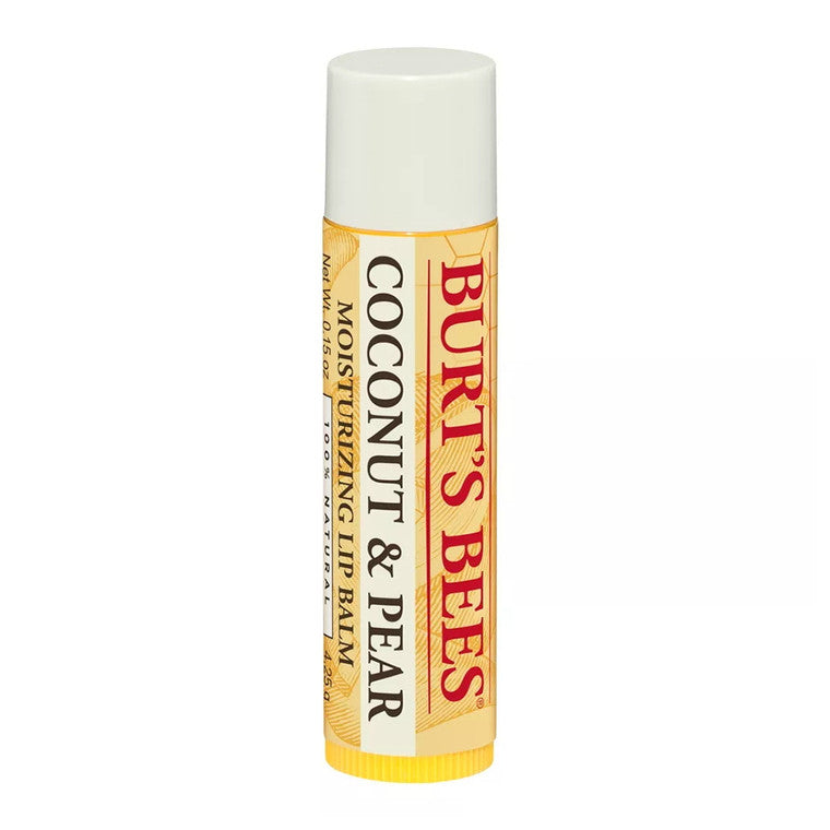 Balsam buze, Burt's Bees, Hidratant natural, Fără parabeni, Cocos & pară, 4.25 g