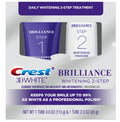 Set 2x Paste de Dinti, Crest, Brilliance, Sistem Albire Dintilor in 2 Pasi, 178gr