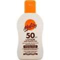 Loțiune protecție solară, Malibu, SPF 50, Protecție ridicată, Hidratare, Rezistentă la apă, 200 ml