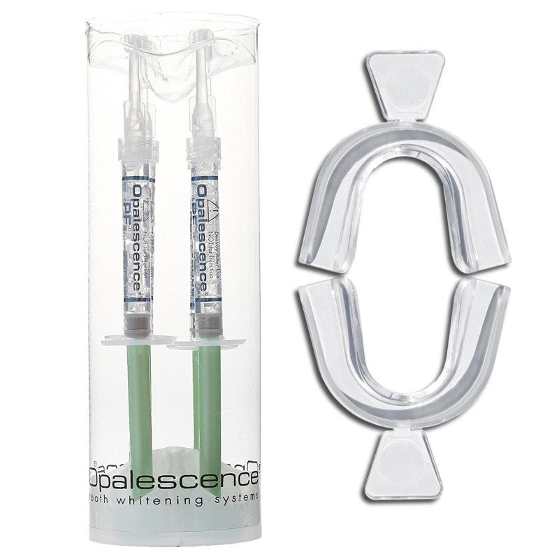 Kit Albirea Dintilor, Opalescence, PF Menta, 4x Seringi 1.2ml, 15% Peroxid Carbamida, Mulaje Incluse