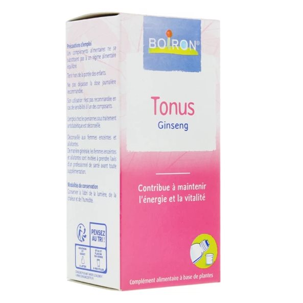 Medicament Homeopatic, Boiron, Tonus, cu Ginseng, Mentinerea Energiei si Vitalitatii, 60ml