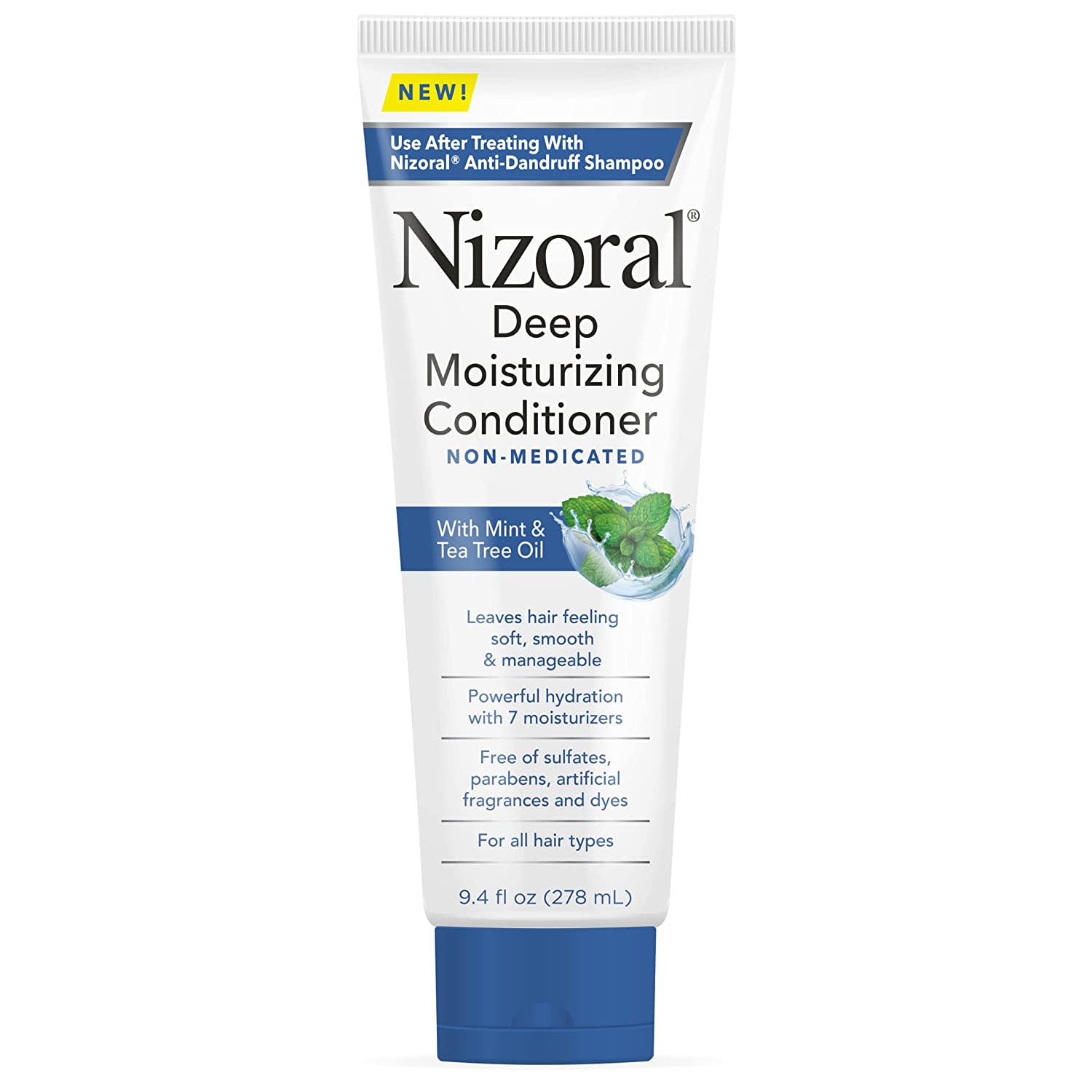 Balsam, Nizoral, Deep Moisturizing, Tratament impotriva Neurodermatitei si Psoriazisului, cu Arbore de Ceai si Menta, 278ml