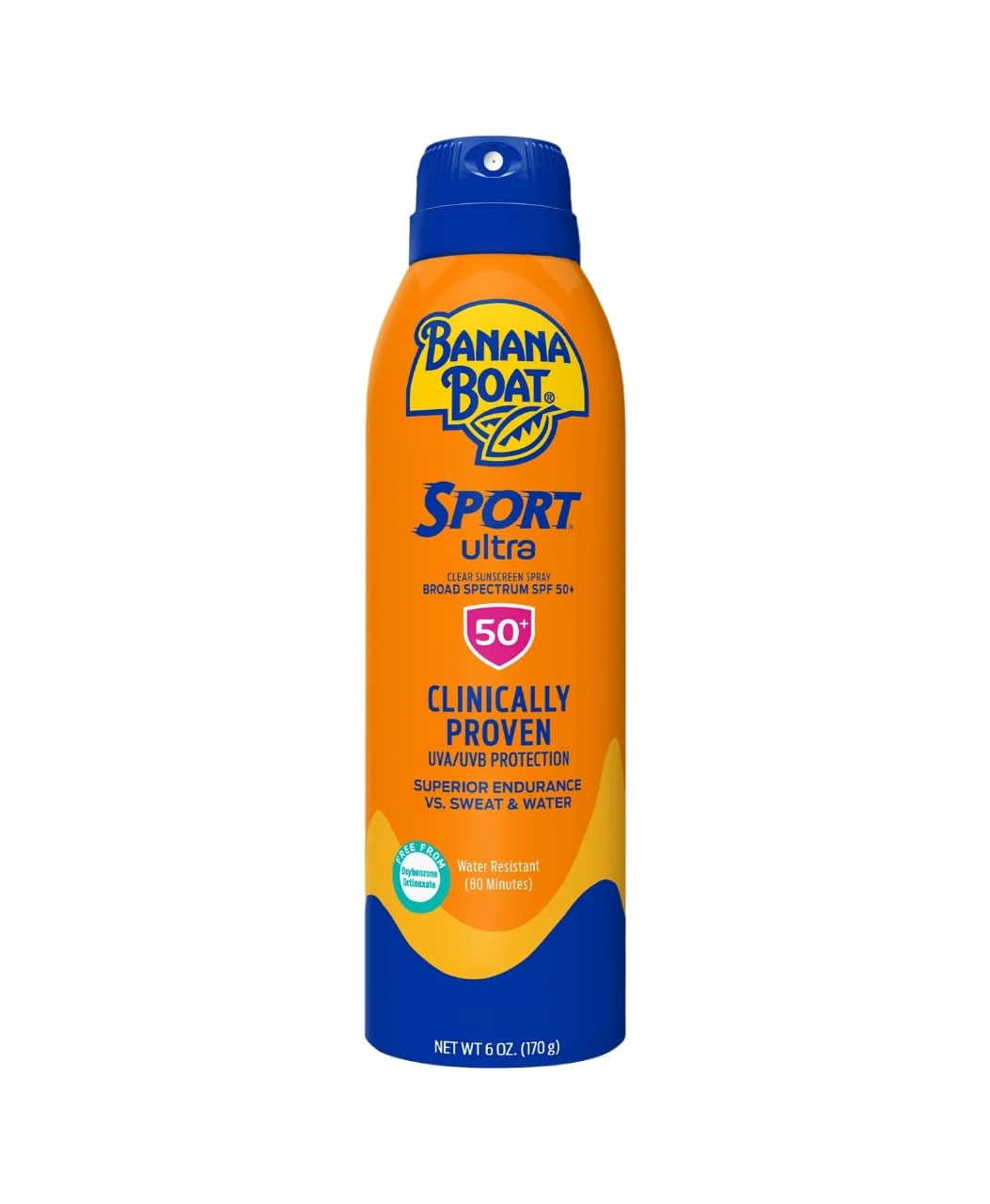 Spray protecție solară sport, Banana Boat Ultra Mist, Sport Performance SPF 50+, Protecție foarte ridicată, 170 ml