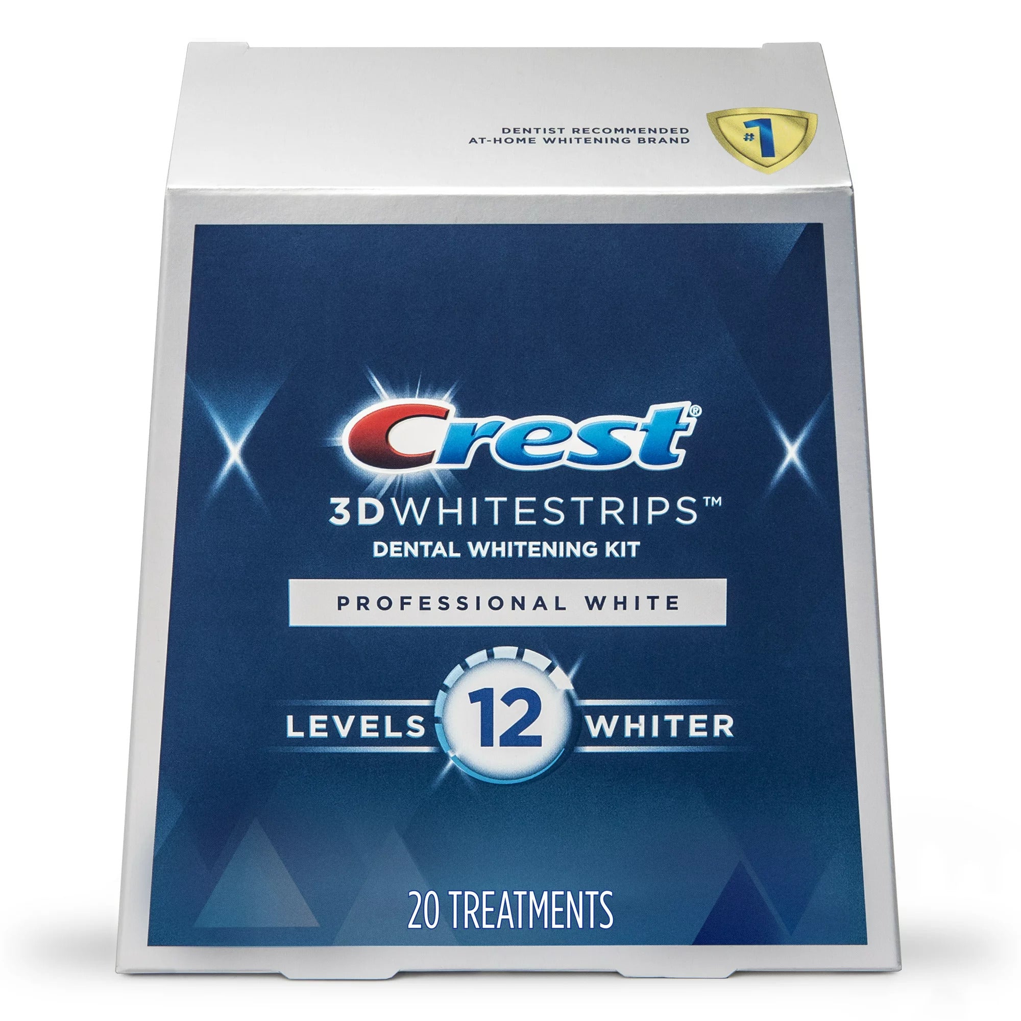 Cutie 20x Plicuri, Benzi Albirea Dintilor, Crest, 3D Whitestrips, Professional White, 10% Concentratie
