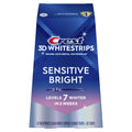 Set 14x Benzi Albirea Dintilor, Crest, 3D White, Sensitive Bright, 8% Concentratie, Tratament 14 zile, 30 min, Nivel Albire 7