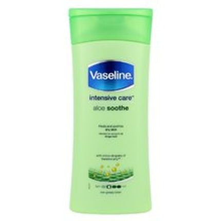 Loțiune de Corp, Vaseline, Intensive Care Aloe Soothe, Calmare cu aloe, Hidratare intensă, 400 ml