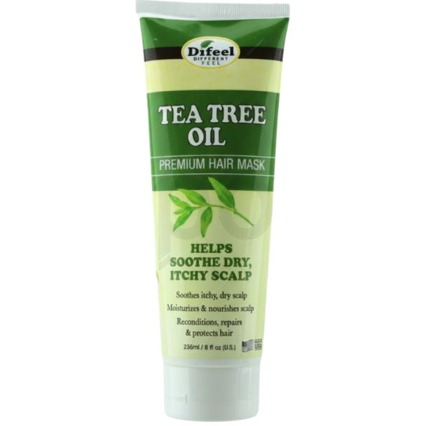 Mască Păr, Difeel, Tea Tree Oil Premium, Îngrijire Scalp, Curățare, Revigorare, 236 ml