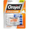 Set Fiole, Orajel, Cold Sore, Tratament Adjuvant in Tratamentul Durerii Cauzare de Herpes, 3.5ml, 6 buc