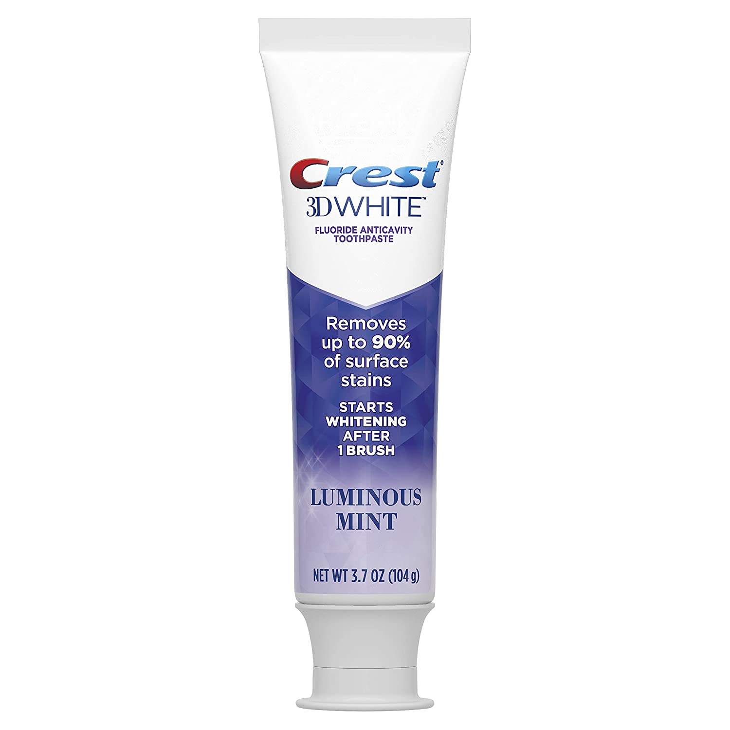 Pasta de Dinti, Crest 3D White, Luminous Mint, Efect Albire Intensiva, 104gr