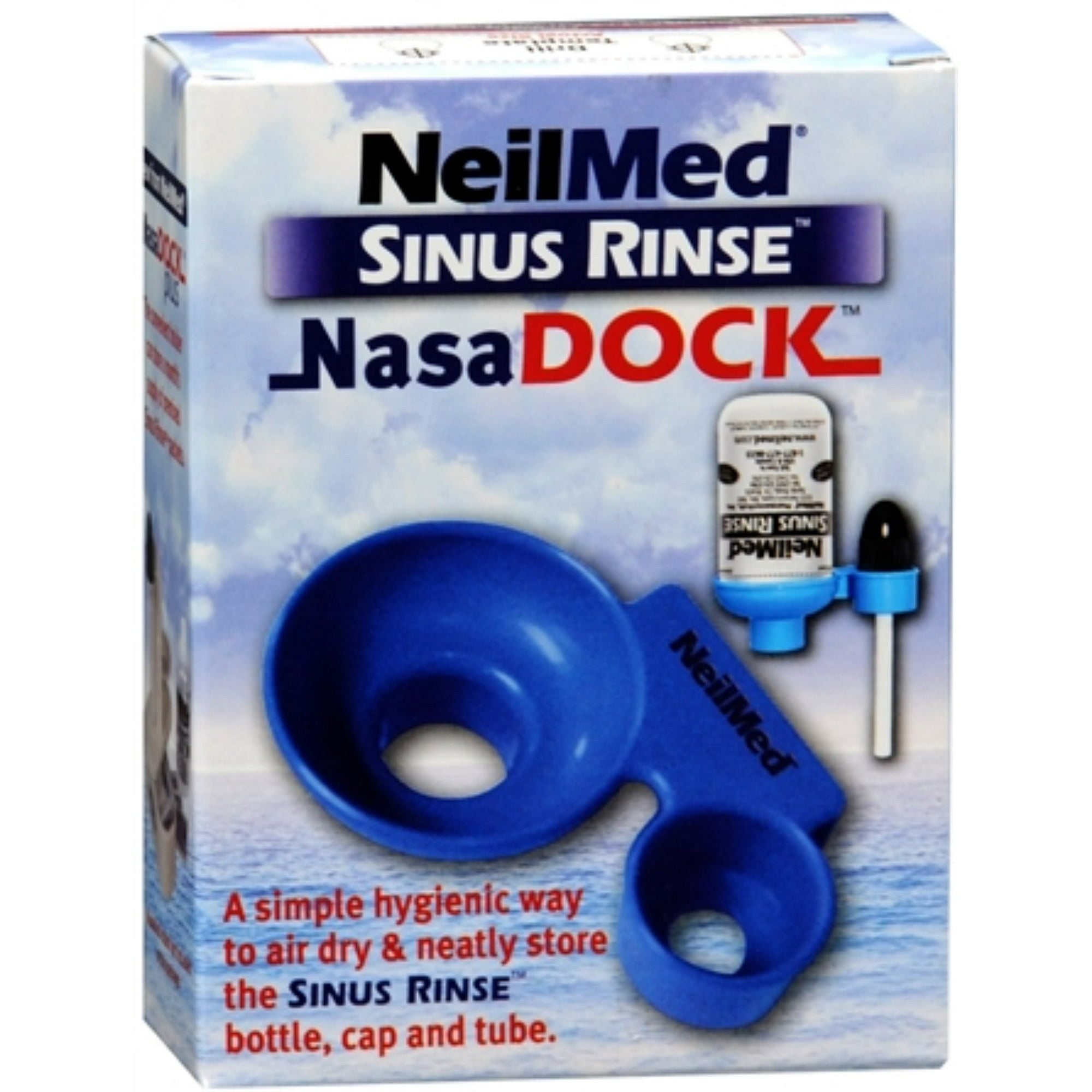 Suport de uscare pentru sistem de irigare nazală, NeilMed, NasaDock, Depozitare igienică