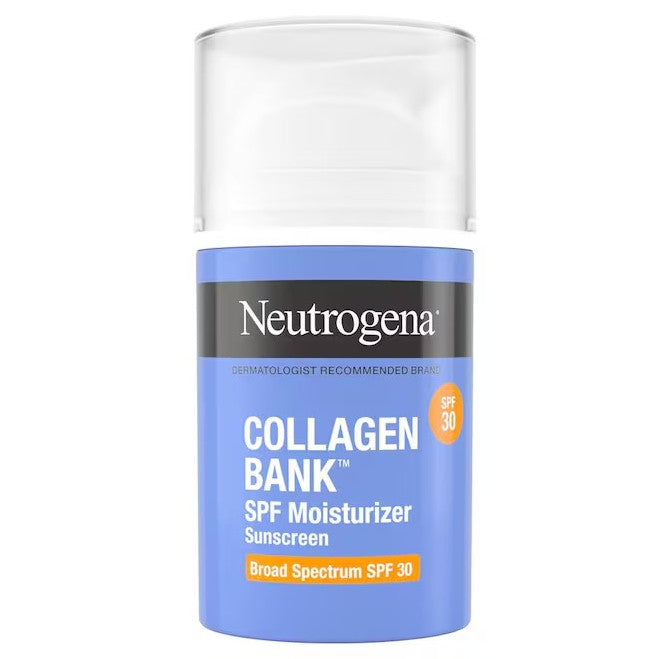 Crema de Fata, Neutrogena, Collagen Bank, SPF 30, Protectie Impotriva UVA si UVB, Previne Imbatranirea Prematura, cu Peptide si Colagen, fara Parfum, 59ml