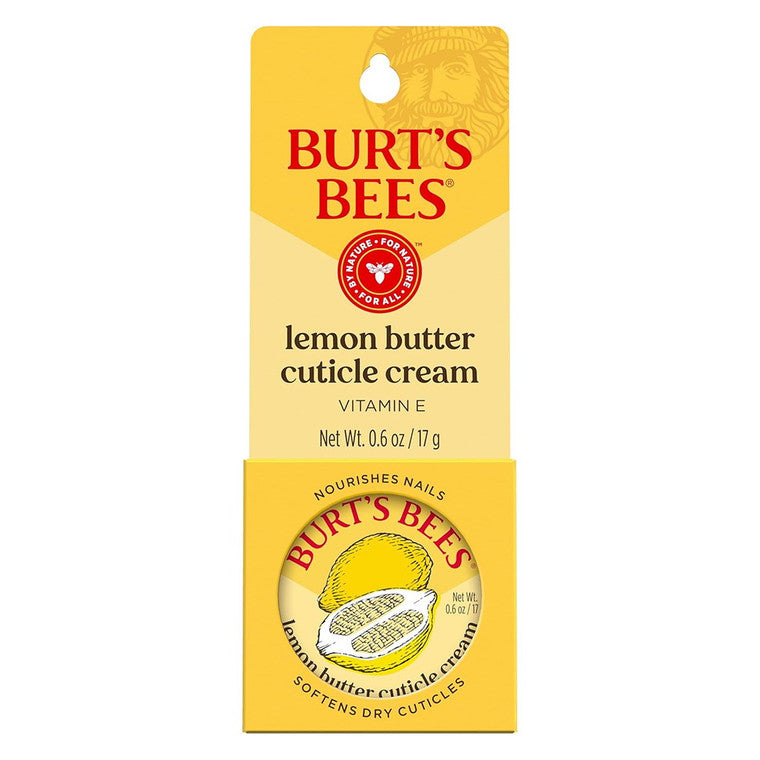 Cremă pentru cuticule, Burt's Bees, Lemon Butter, Hidratare naturală, Emolient, 17 g