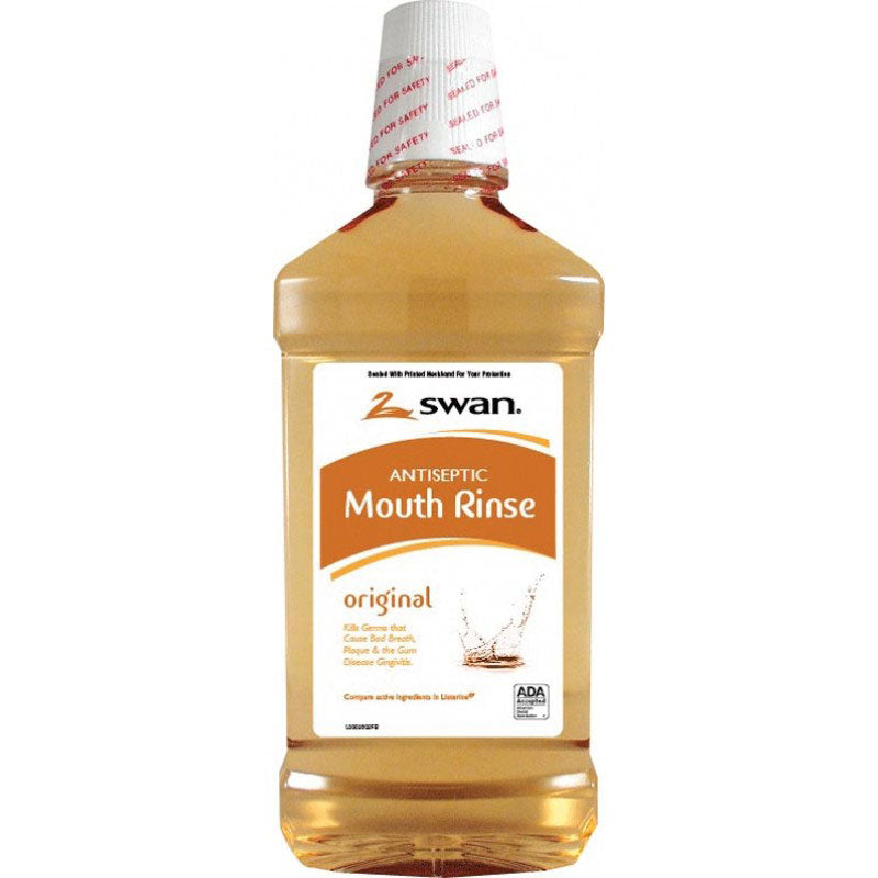 Apa de Gura, SWAN, Original, Antiseptic, Folosire Zilnica sau pentru Irigatoare Bucale, 500ml