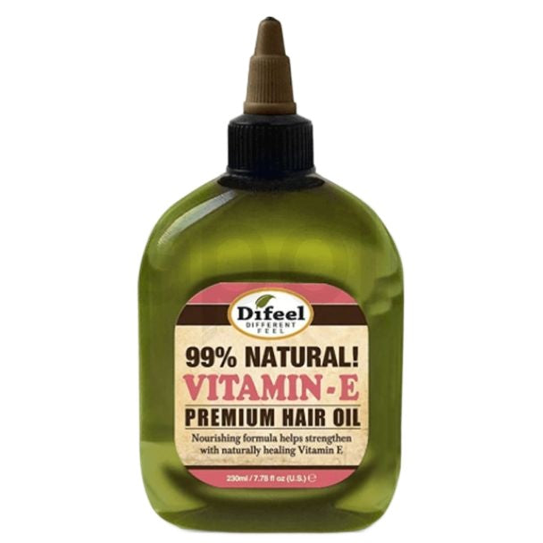 Ulei pentru păr, Difeel, Vitamina E Premium, Hrănire, Protecție, Strălucire, 230 ml