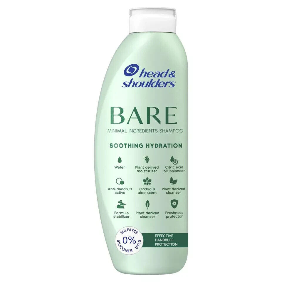 Sampon, Head & Shoulders, BARE Soothing Hydration, Impotriva Matretii, Fara Sulfati, 400ml