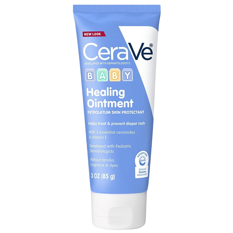 Crema pentru Zona Scutecului, CeraVe, Healing Ointment, Protejeaza si Calmeaza Rapid Pielea Iritata si Roseata, fara Parfum, 85gr