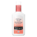 Lotiune Hidratanta, Neutrogena, Oil-Free Acne Moisturizer, pentru Tenul Predispus la Acnee, cu Acid Salicilic si Extract de Grapefruit Roz, 118ml