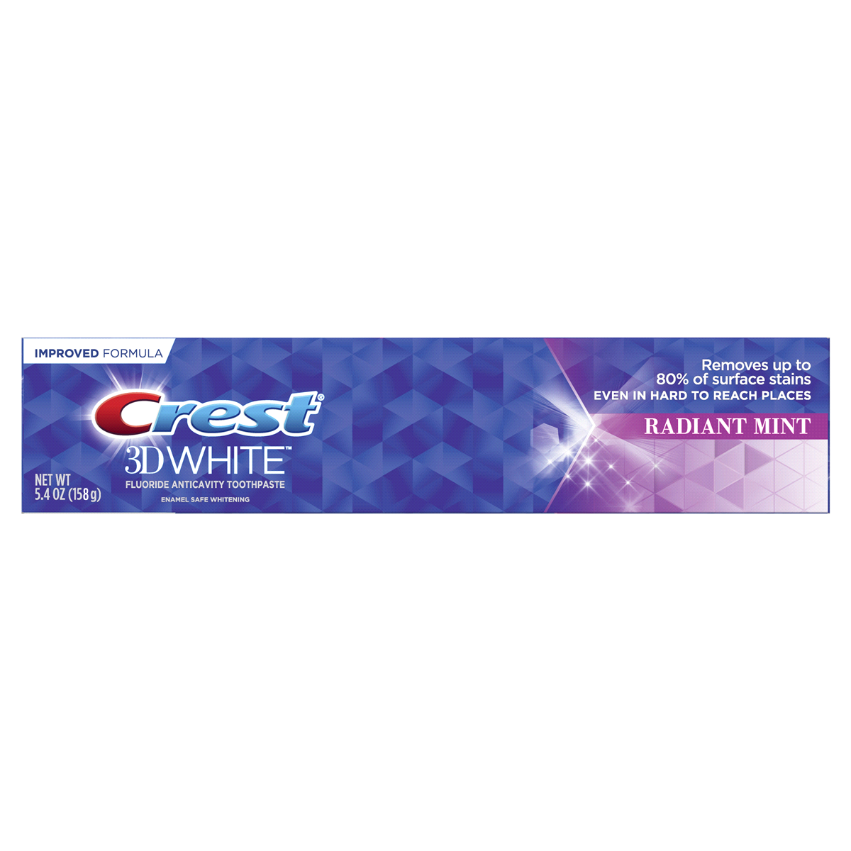 Pasta de Dinti, Crest 3D White, Radiant Mint, Efect Albirea Dintilor, 158gr