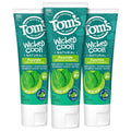 Pastă de dinți pentru copii, Tom's of Maine, Wicked Cool!, Fluor, Natural, Fără coloranți, Fără conservanți artificiali, Mentă ușoară, 145 g