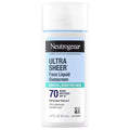 Emulsie, Neutrogena, Ultra Sheer Face Liquid Sunscreen, cu Protectie Solara, SPF 70, impotriva UVA si UVB, Filtre Minerale, Rezistent la Apa, Textura Lejera, fara Parfum, 40ml