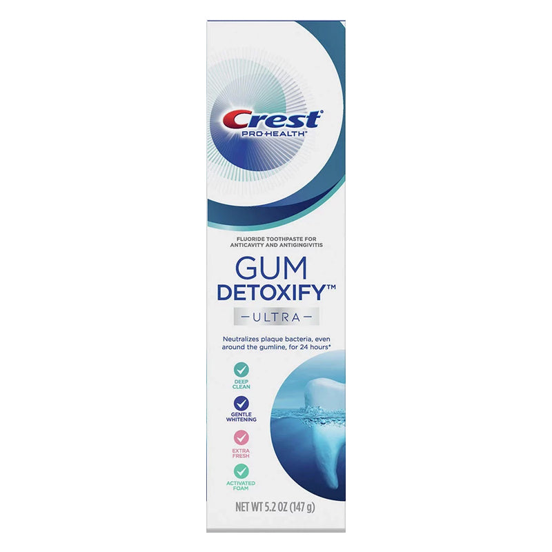 Pasta de Dinti, Crest 3D Gum Detoxify, Ultra, pentru Gingivita, Retractie Gingivala, Parodontoza, tub 147gr